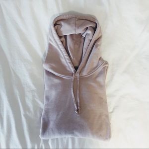 Brandy Melville Crop Hoodie Sweatshirt